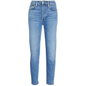 Re/Done 90s High-rise Ankle Crop Jeans Size 26
